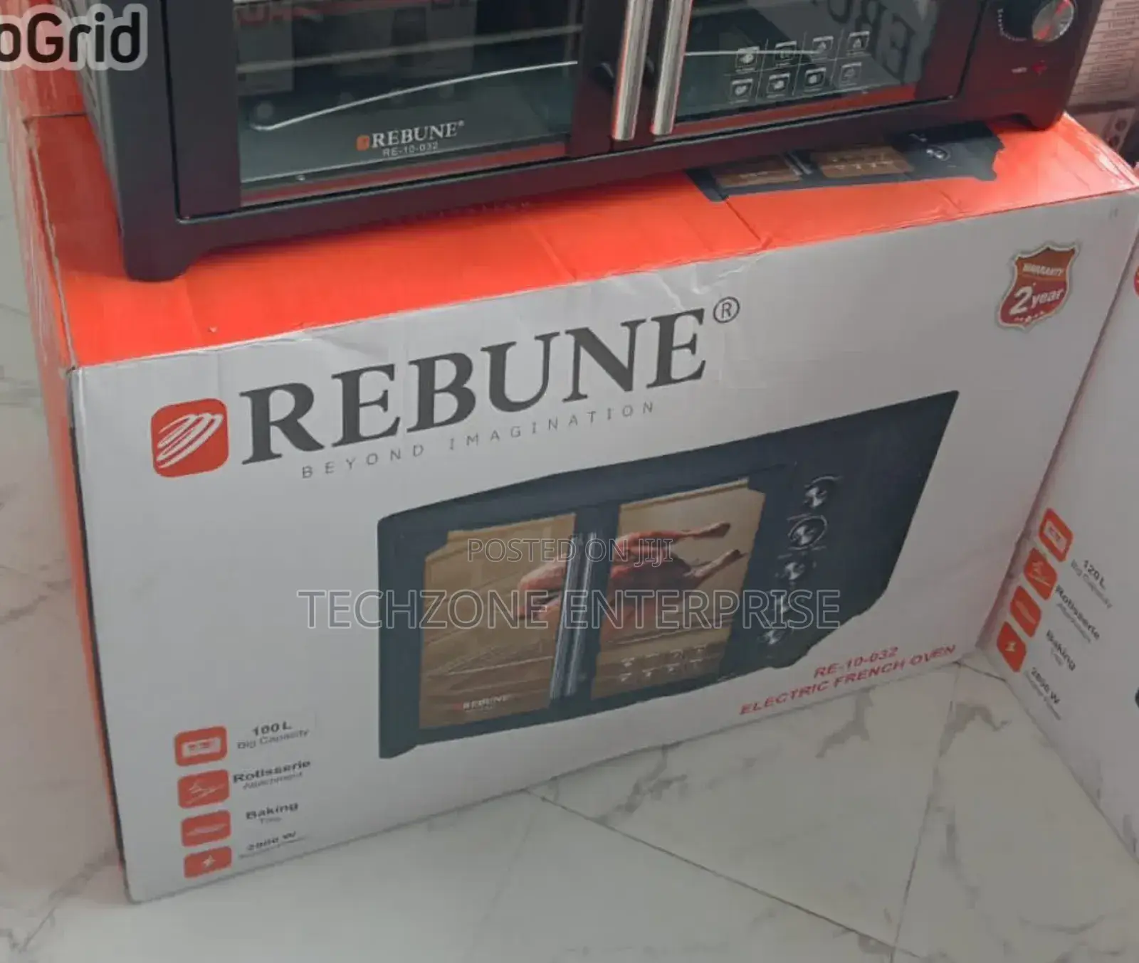 Rebune Re-10-033 French Oven 120 Liters With 3800 Watts