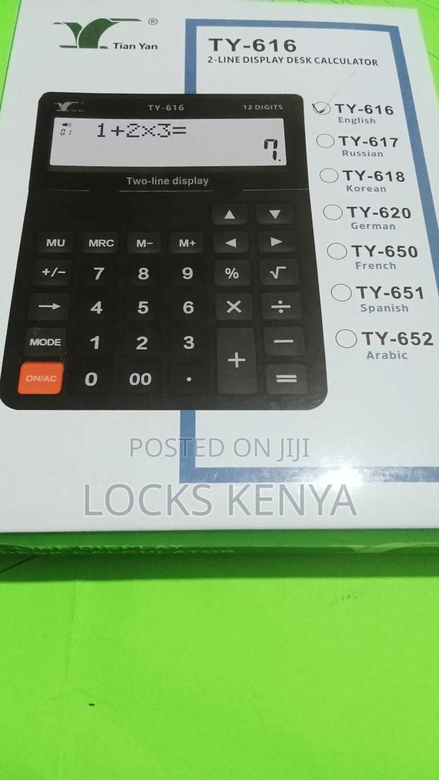 2 Line Display Talking Calculator