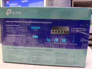 Tp-Link 5-Port Gigabit Desktop Switch With 4-Port Poe+
