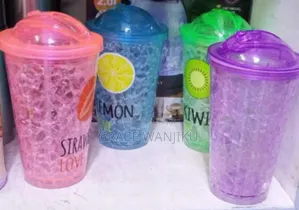 *Stylish Double Wall Frost Ice Smoothie Cup