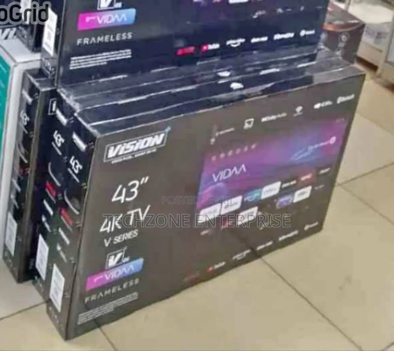 Vision Plus 43 Inch Uhd Tv Bt Netflix Wifi
