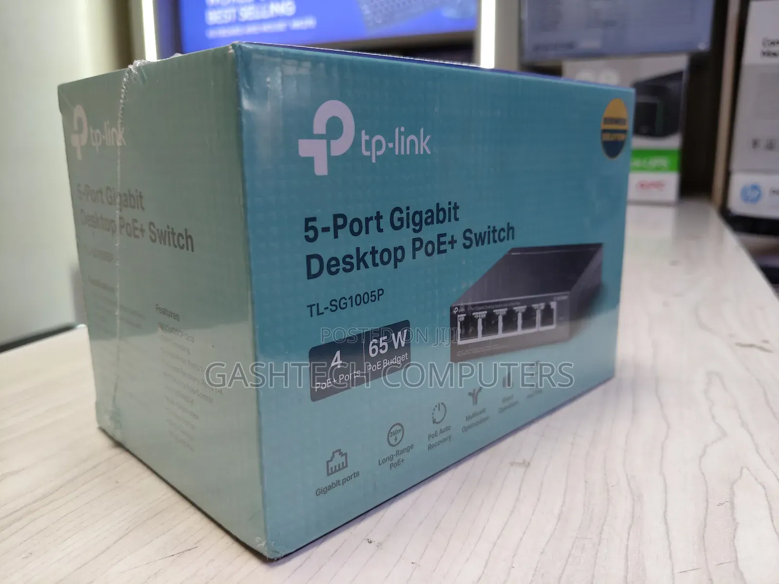 Tp-Link 5-Port Gigabit Desktop Tl-Sg1005p Switch