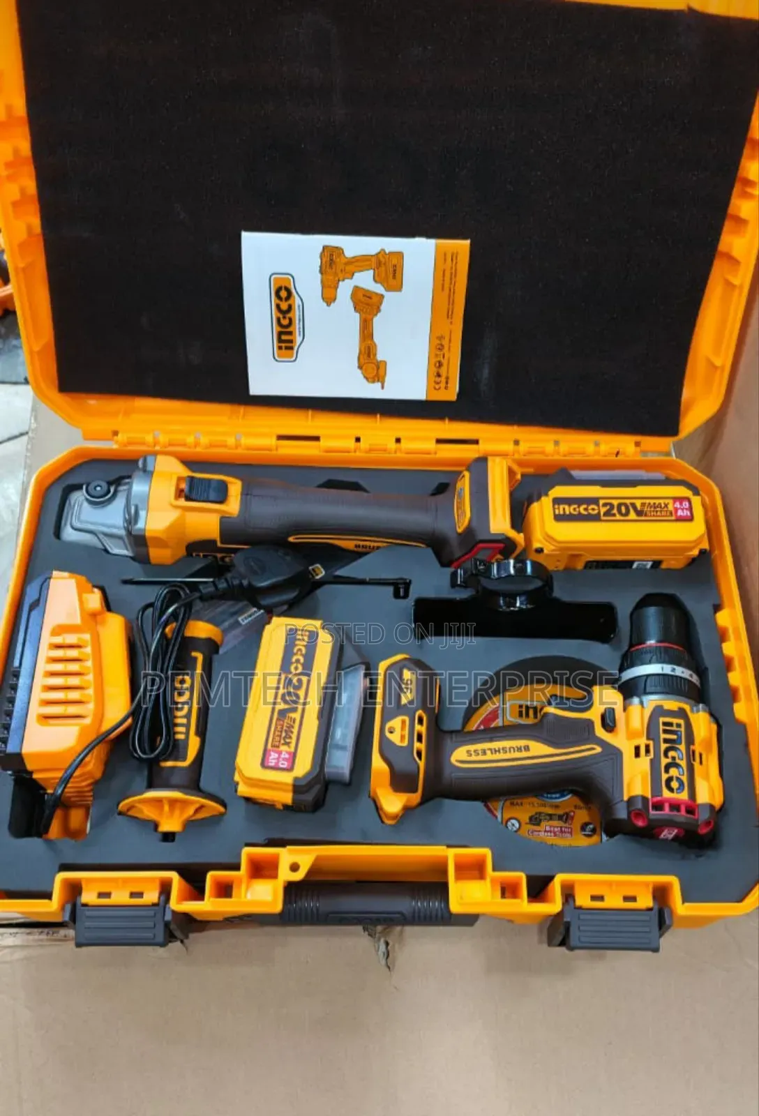 Ingco 20v Cordless Combo Kit