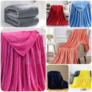 Fluffy Cosy 6*6 Fleece Blanket in a Range of Colors