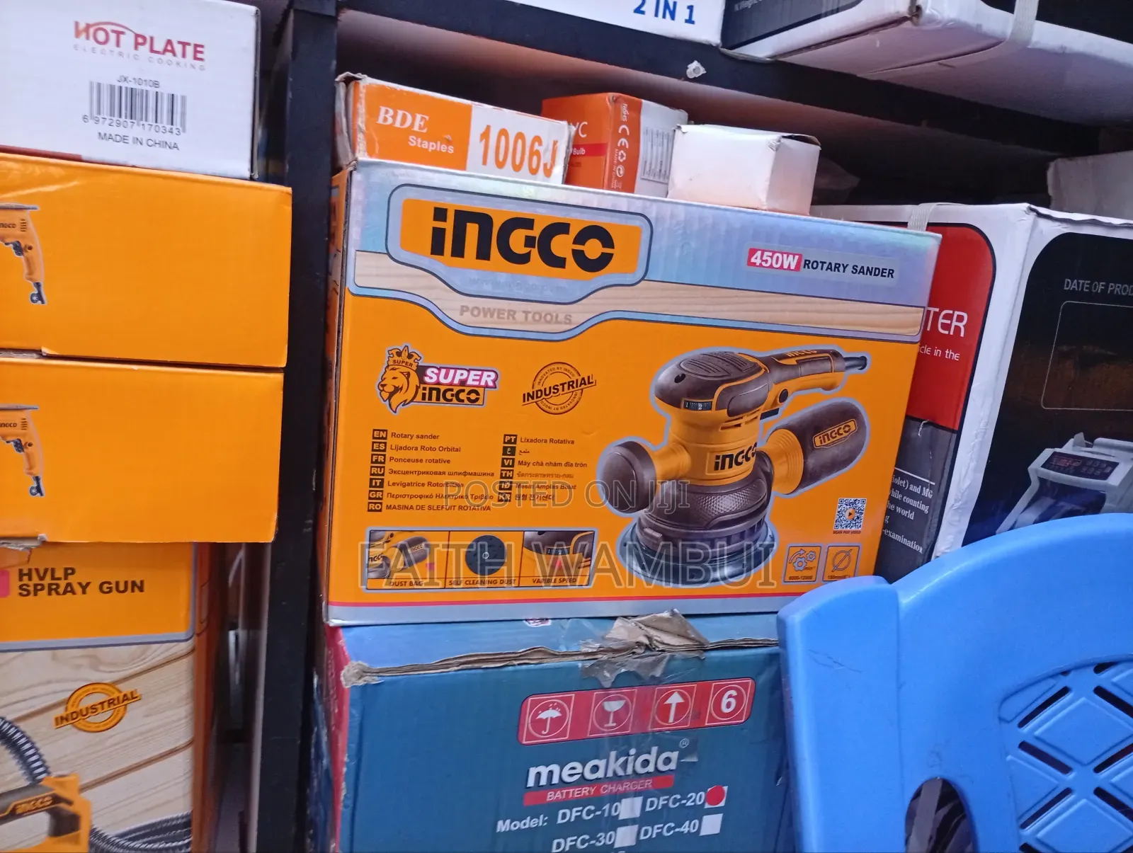 Ingco 450 Watts Rotary Sander/Rotary Sander 450 Watts