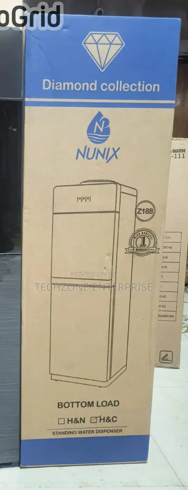 Nunix Hot, Normal and Cold Bottom Load Water Dispenser