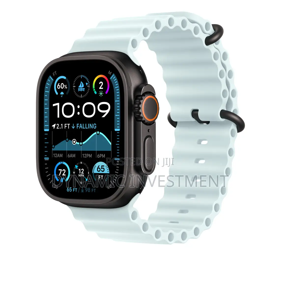 Apple Iwatch Watch Ultra 49mm Ice Blue Ocean Band Case/Cover