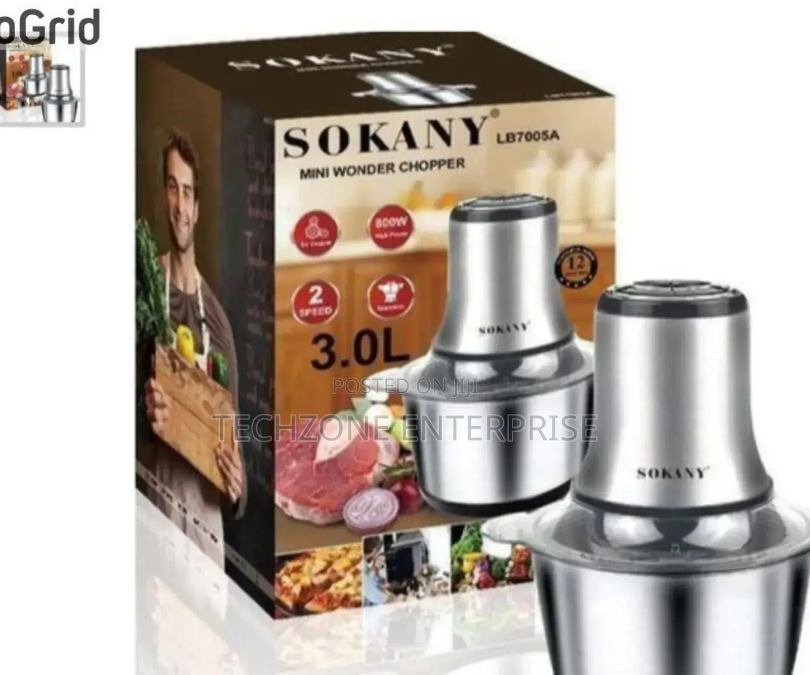 Sokany 3 Litres Electric Kitchen Chopper 