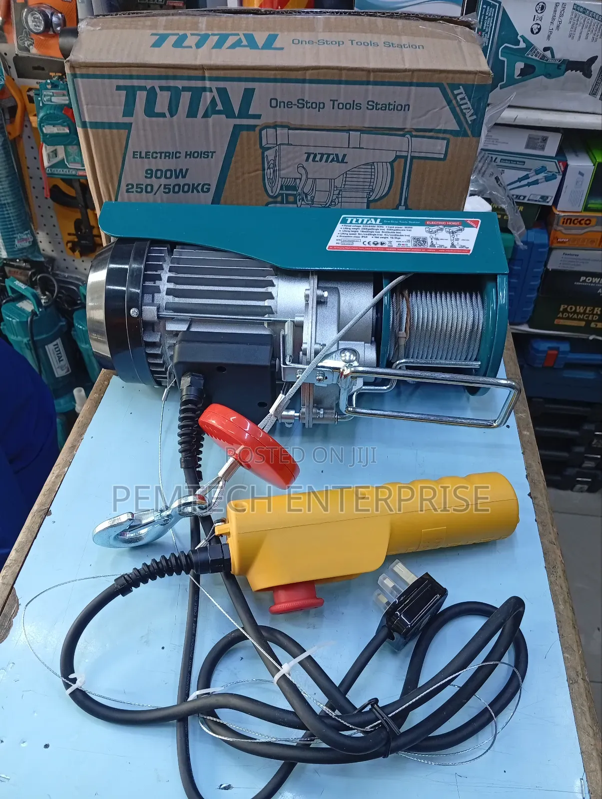 Total Tlh1952 Electric Hoist Lifting Capacity of 250/500kg.