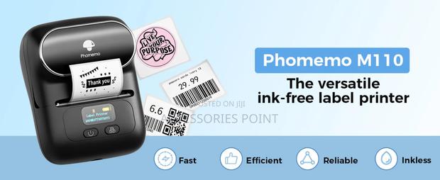 Phomemo M110 Barcode/Sticker/Label Printer-bluetooth~Inkless - thumbnail 10
