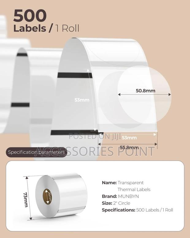 Phomemo M110 Barcode/Sticker/Label Printer-bluetooth~Inkless - thumbnail 19