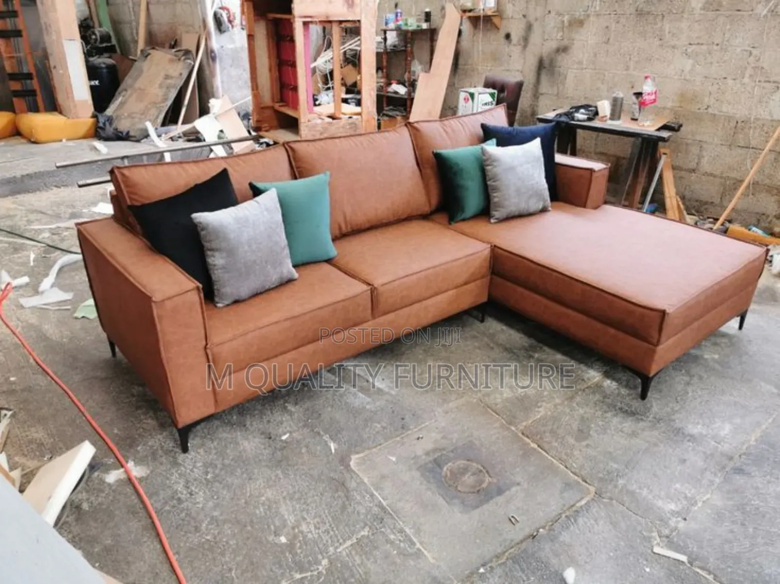 Brown 6 Seater Indoor Seat