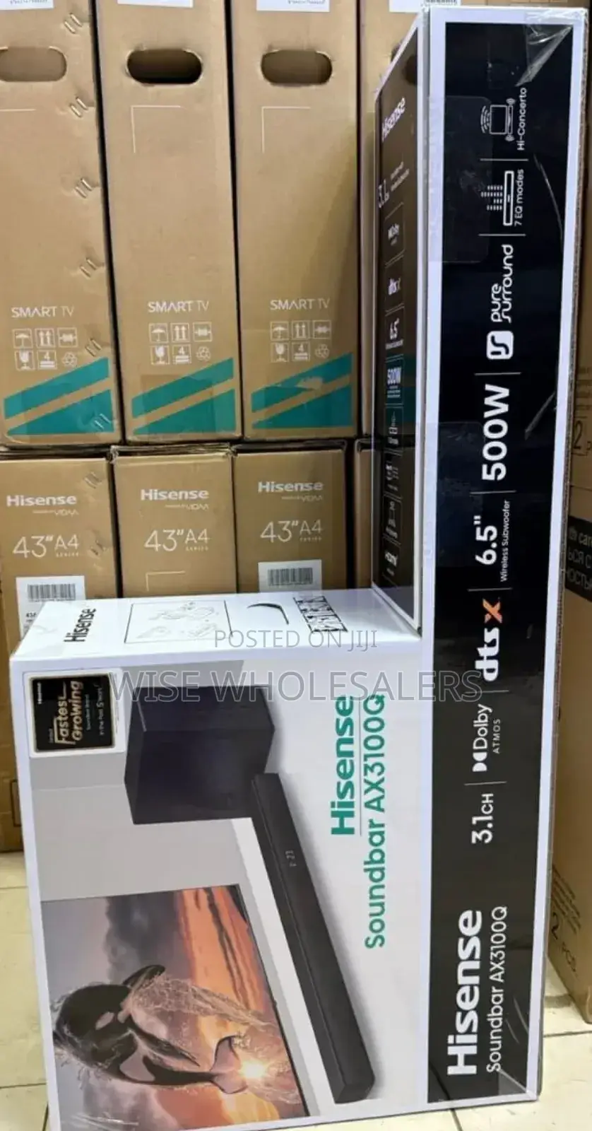 *New Arrival Hisense Sounds Bar Ax3100q 540watts