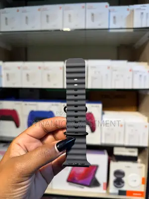 Iwatch Watch 49mm Navy Ocean Band/Strap - Titanium Finish
