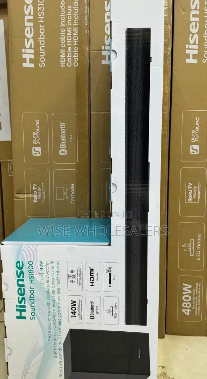 *Hisense Soundbar Hs1800 140w