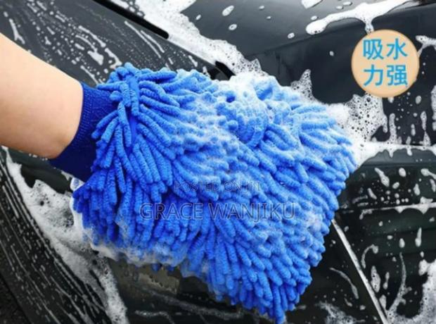 Car Wash Cleaning Gloves Super Microfiber Towel Chenille