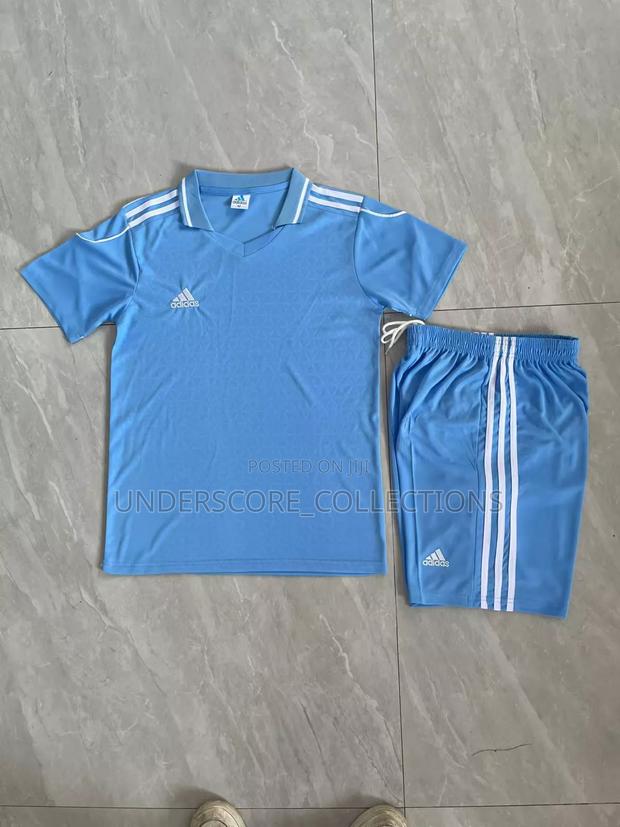 Blue Soccer Jersey Sets - main view