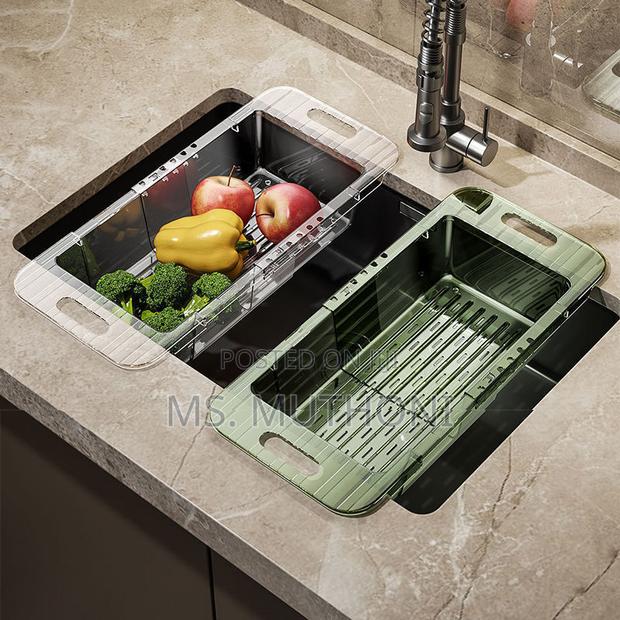 Multifunctional Acrylic Over the Sink Colander/Drain Basket* - thumbnail 2