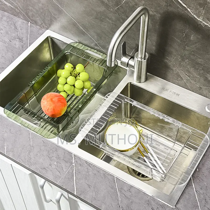 Multifunctional Acrylic Over the Sink Colander/Drain Basket*