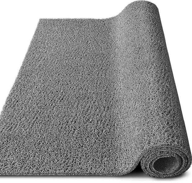 Grey Coil P.V.C Spaghetti Carpet