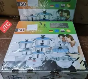 Marwa 31pcs Cookware Set (Stainless Sufuria)