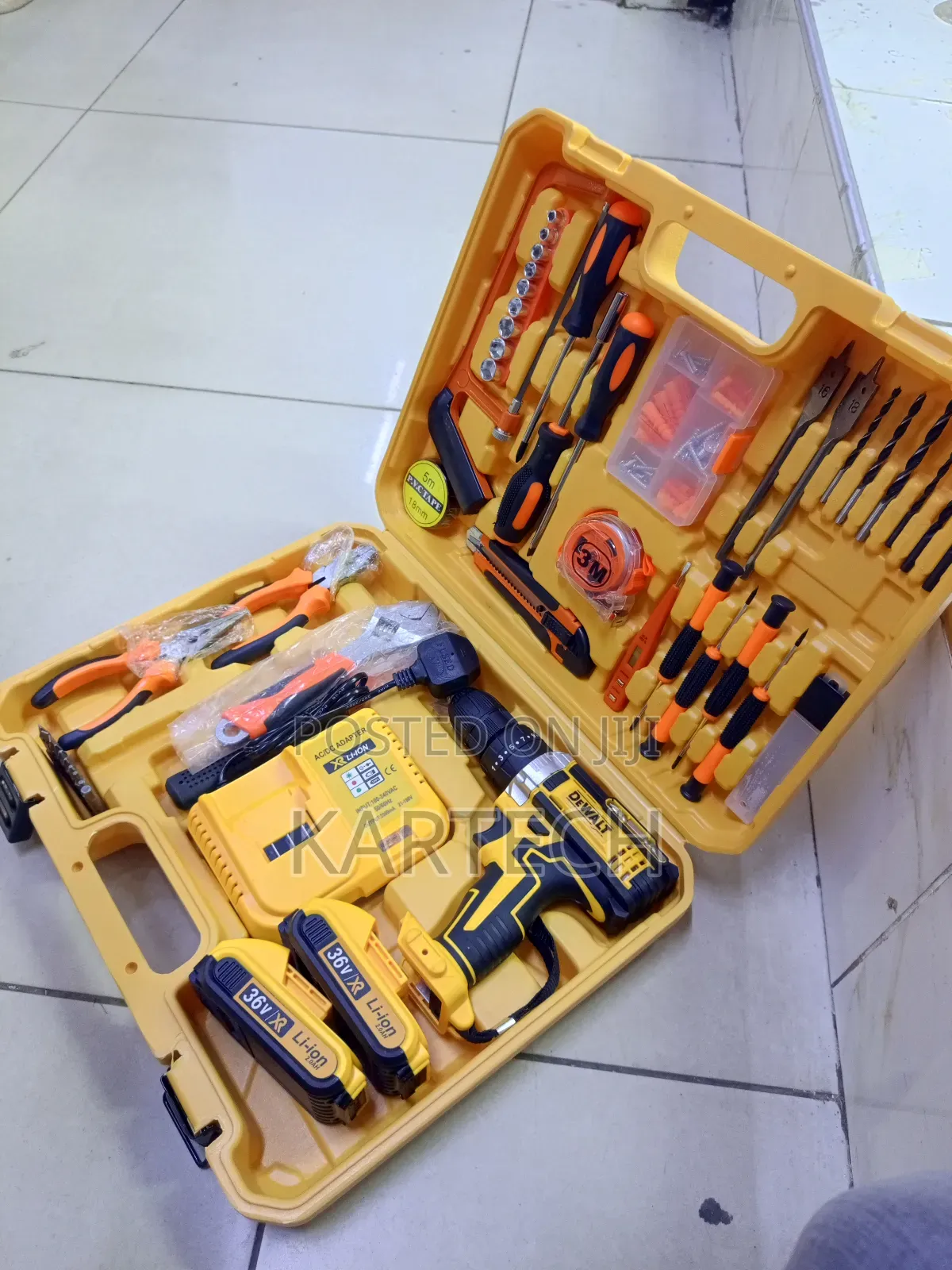 Dewalt Cordless Diy Toolset With Accessories 36v Batteries