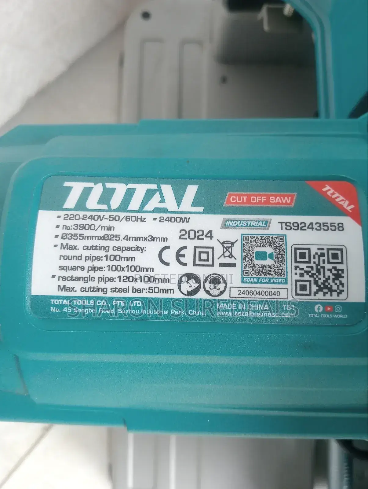 Brand New Total Cut Off Saw