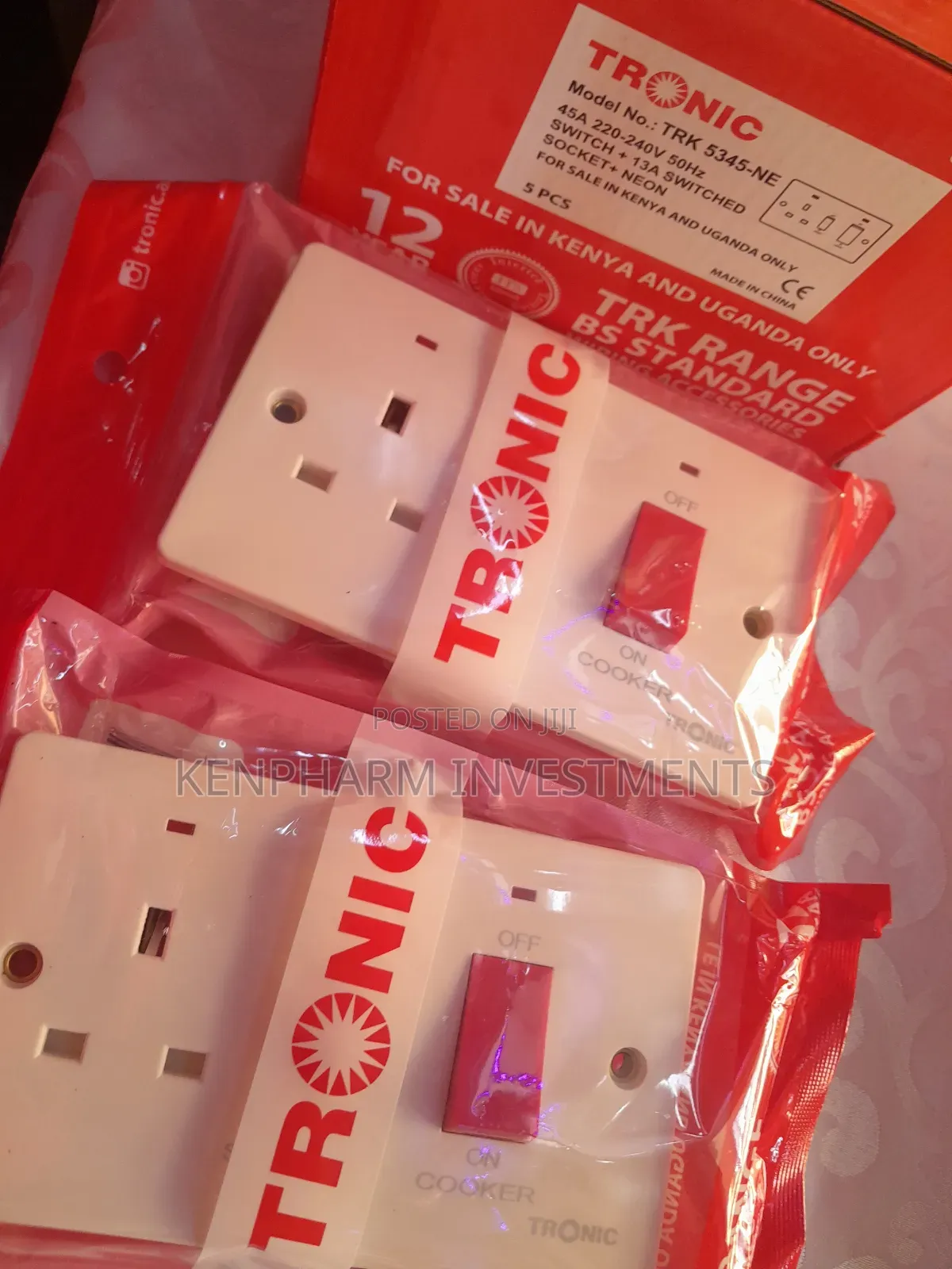 Cooker Socket, Tronic Brand; Tcs002