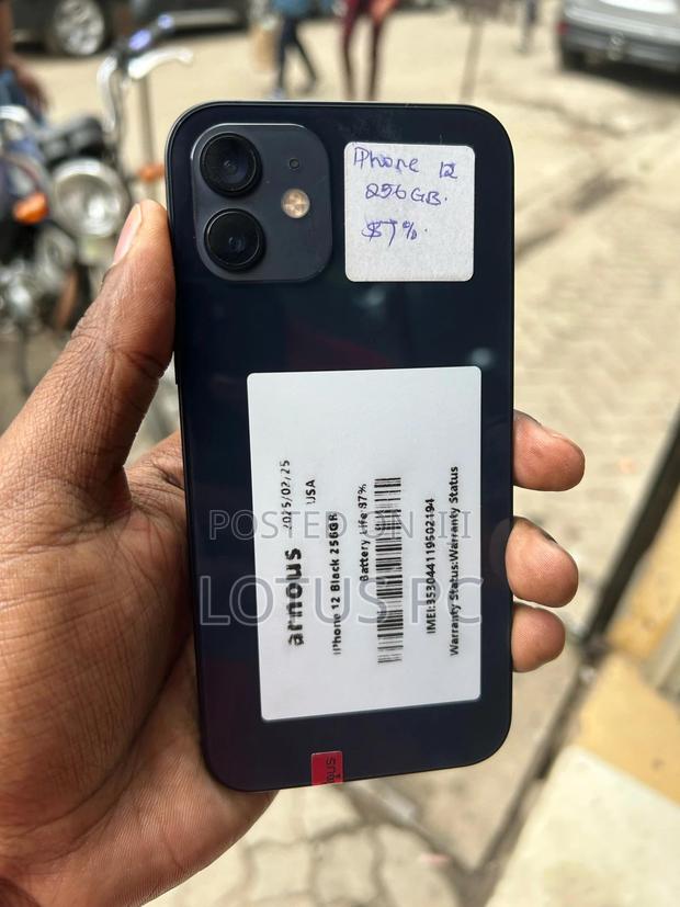 Apple iPhone 12 256 GB Black - main view