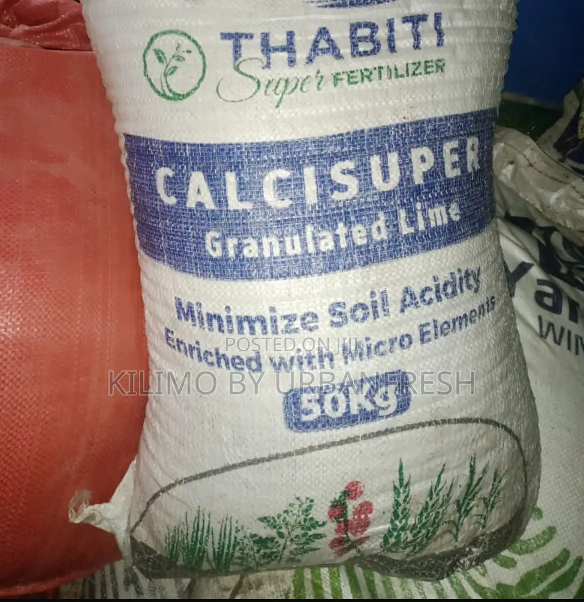 Granulated Lime for Farming Use. 50 KGS