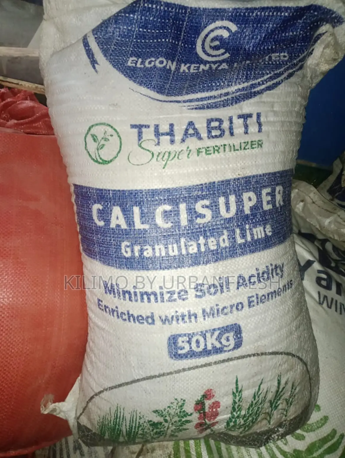 Granulated Lime for Farming Use. 50 KGS