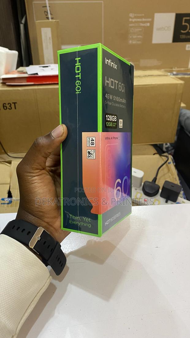 New Infinix Hot 50i 128 GB Black - thumbnail 2