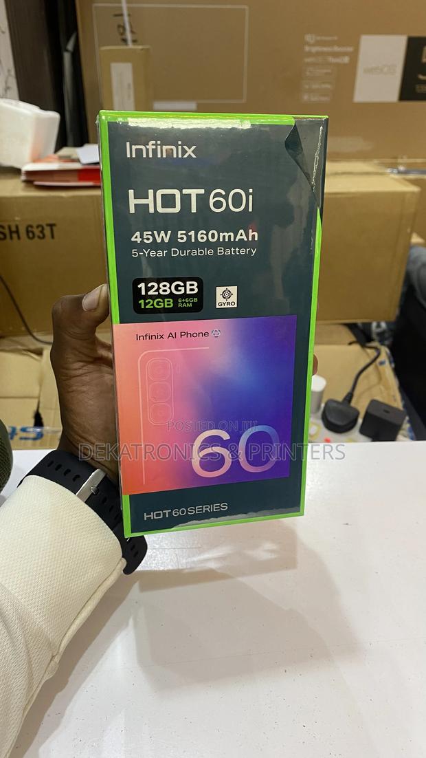 New Infinix Hot 50i 128 GB Black