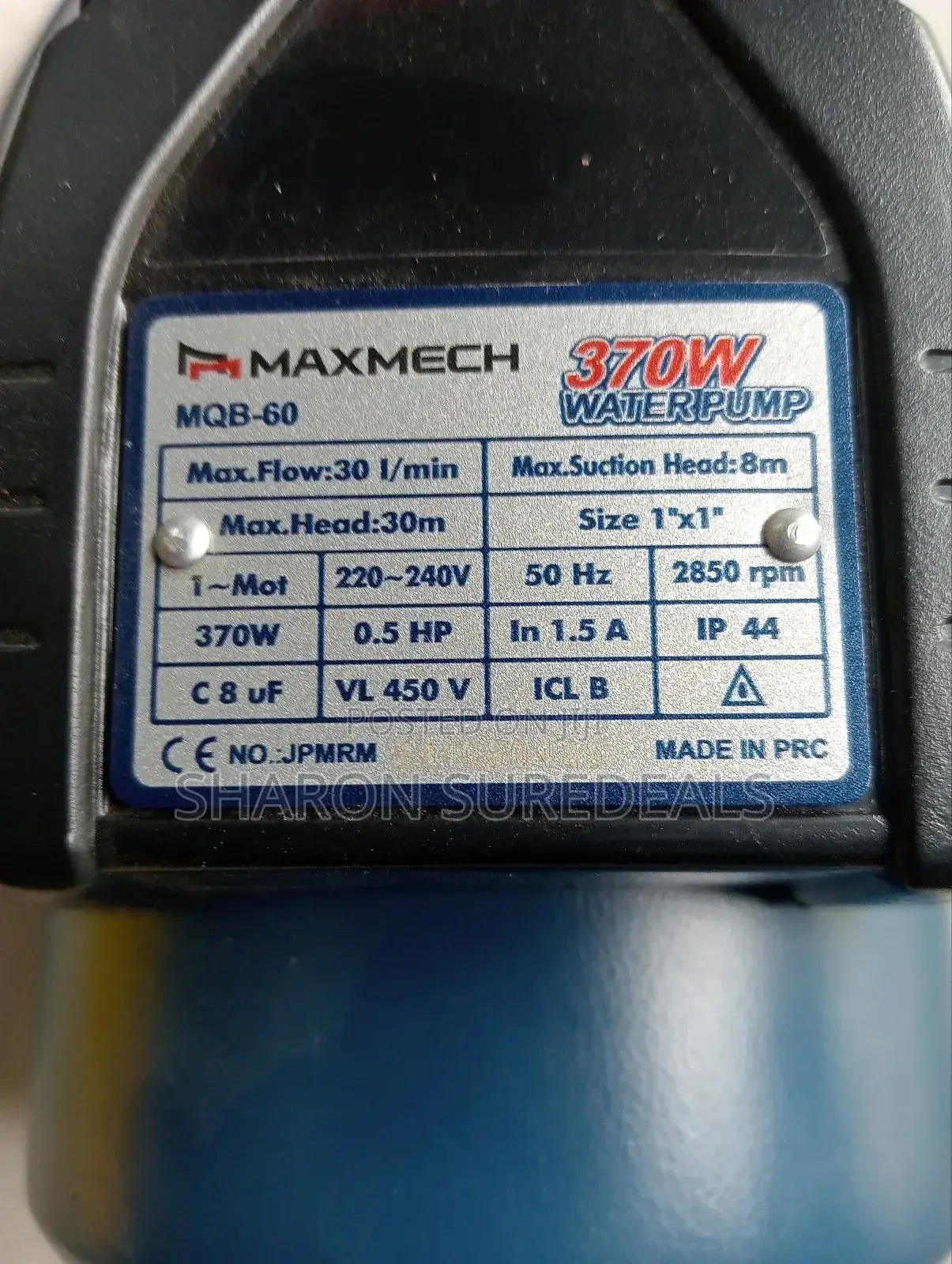 New Arrival Maxmech Booster Pump 0.5hp
