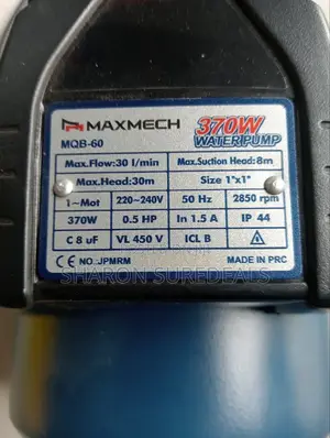 New Arrival Maxmech Booster Pump 0.5hp