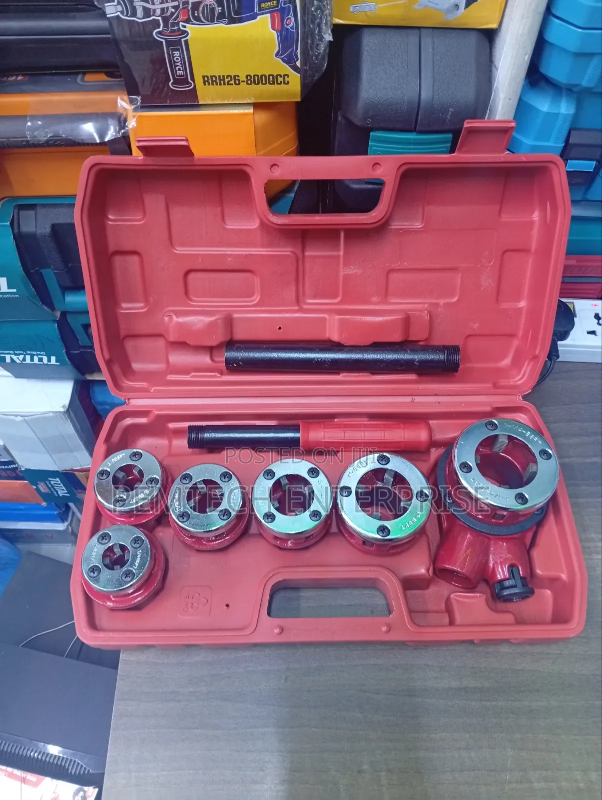 Pipe Threading Tool Set