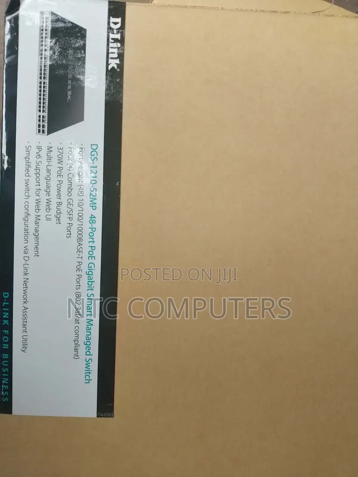 D-Link DGS-1210-52mp 48-Port Poe + 4 Combo T/SFP Smart