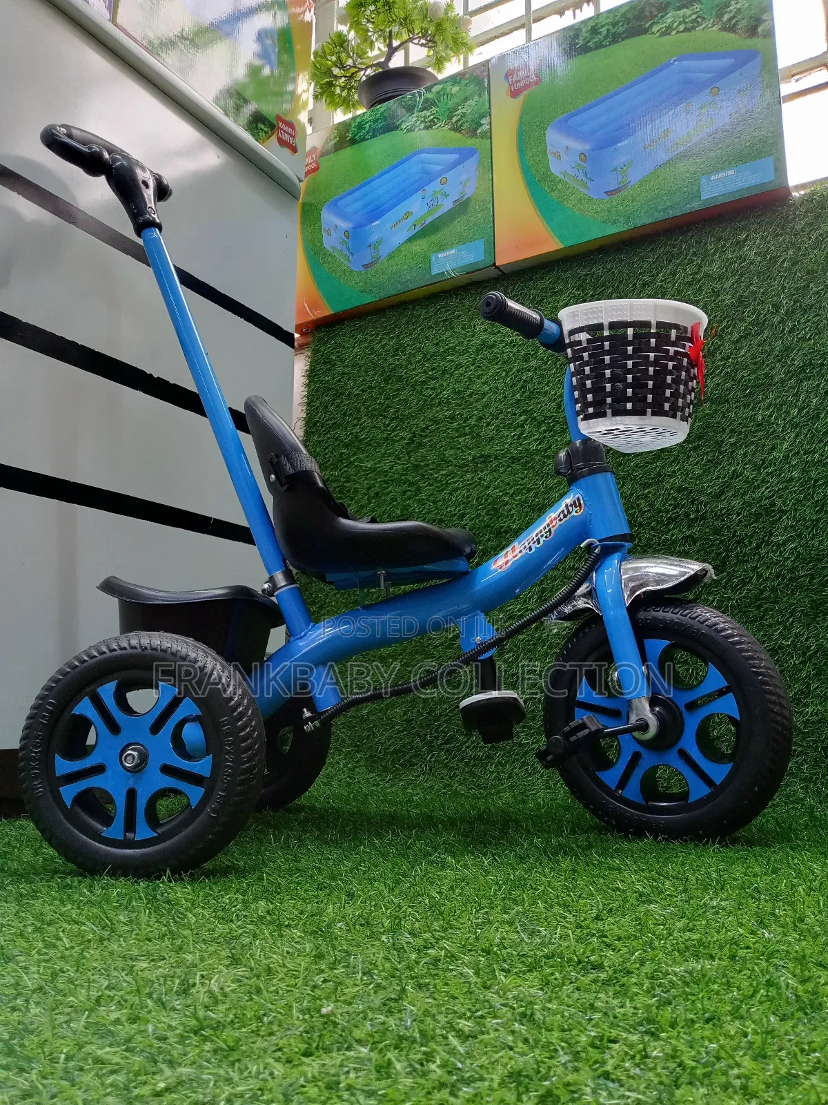 Kids Tricycle With Push Handle