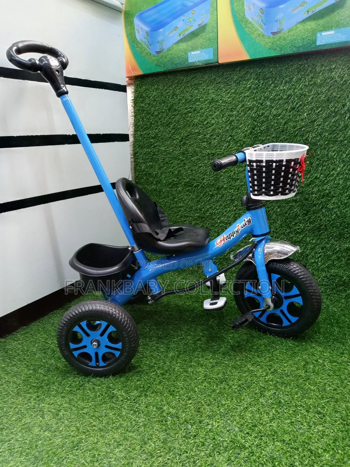 Kids Tricycle With Push Handle