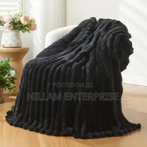Winter Plain Throw Blanket