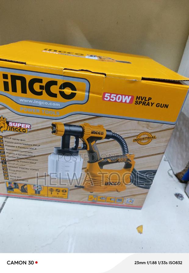 550 Watts HVLP Ingco Spray Gun - thumbnail 3
