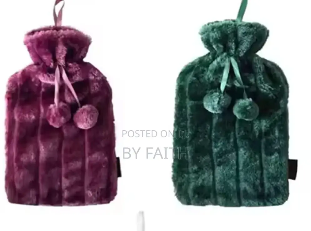 Cheap Good Quality Rubber Hot Water Bottle Bag With Dee