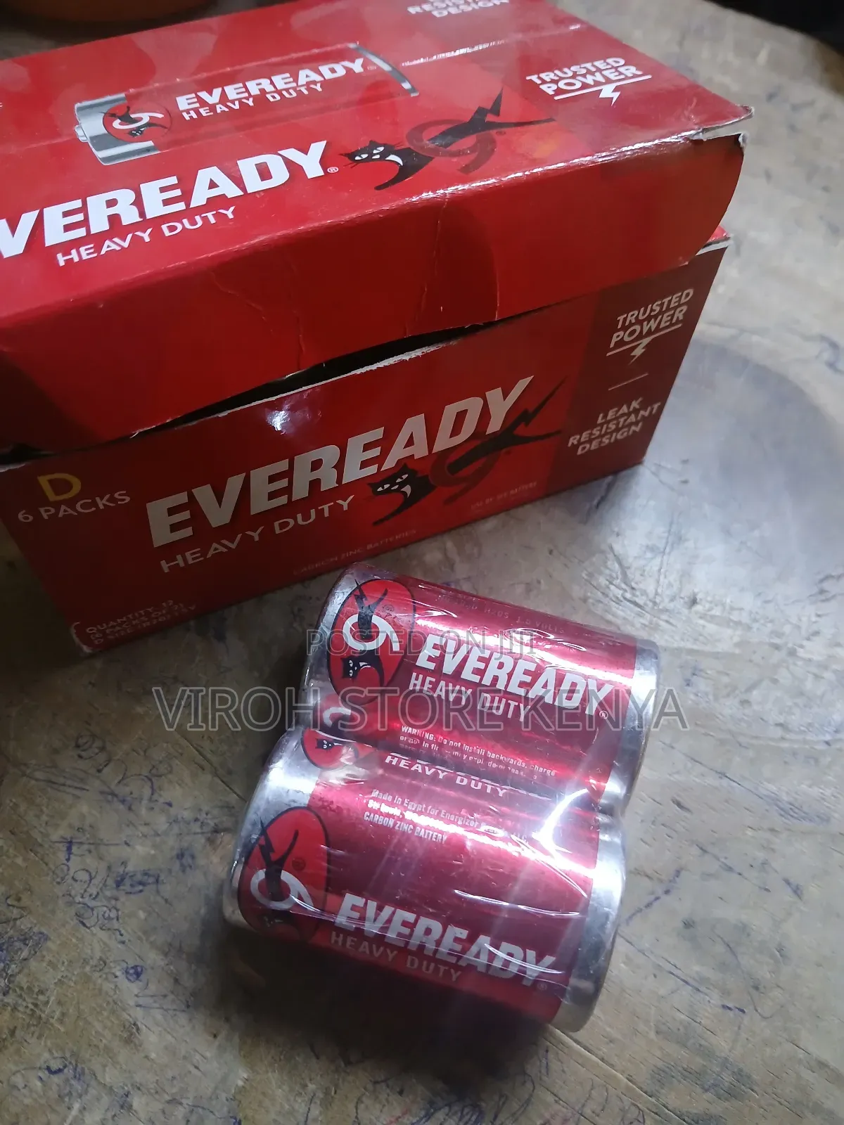 Everready Size D Battery