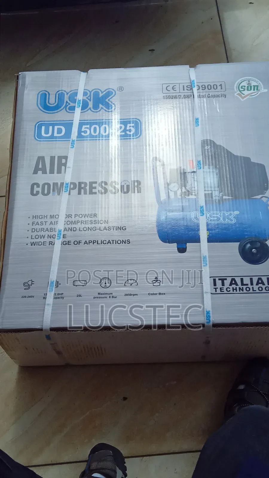 Usk Ud 500-25 Air Compressor.