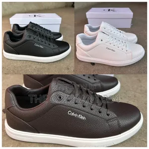Quality Leather Casual Men Calvin Klein Sneakers Shoes