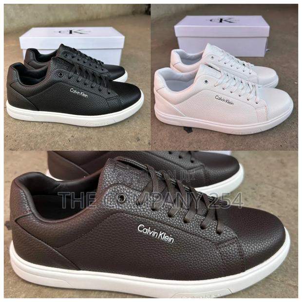 Quality Leather Casual Men Calvin Klein Sneakers Shoes