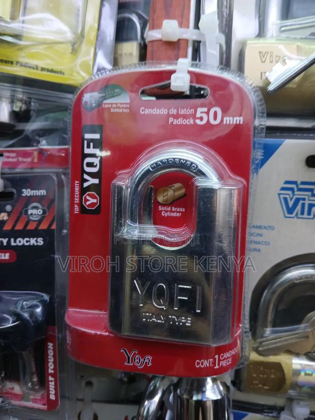 Yofi 50mm Italy Padlock Brass Lock