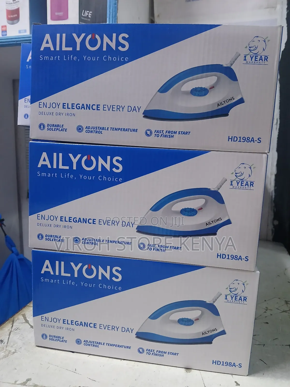 Ailyons Hd198a Dry Iron Box