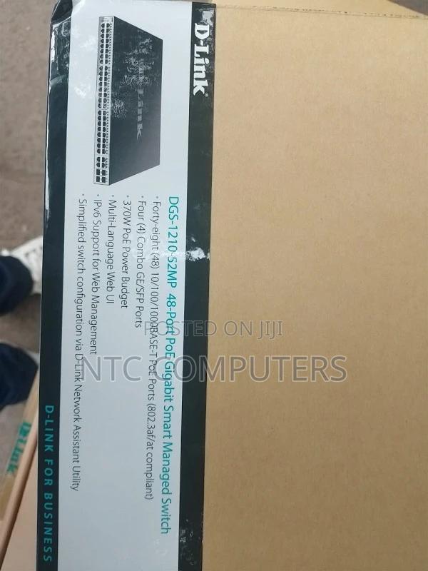 D-Link DGS-1210-52mp 52-Port Gigabit Web Smart Poe 4sfp Port