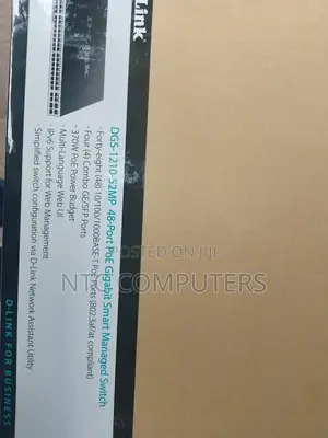 Dlink DGS-1210-52mp 48-Port T + 4 Gigabit SFP Ports Smart